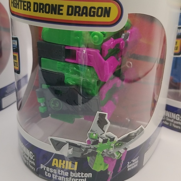 Armadon Fighting Drones Xylon Akili Krakor 2013 Transformers Collectibles SEALED - Picture 7 of 15
